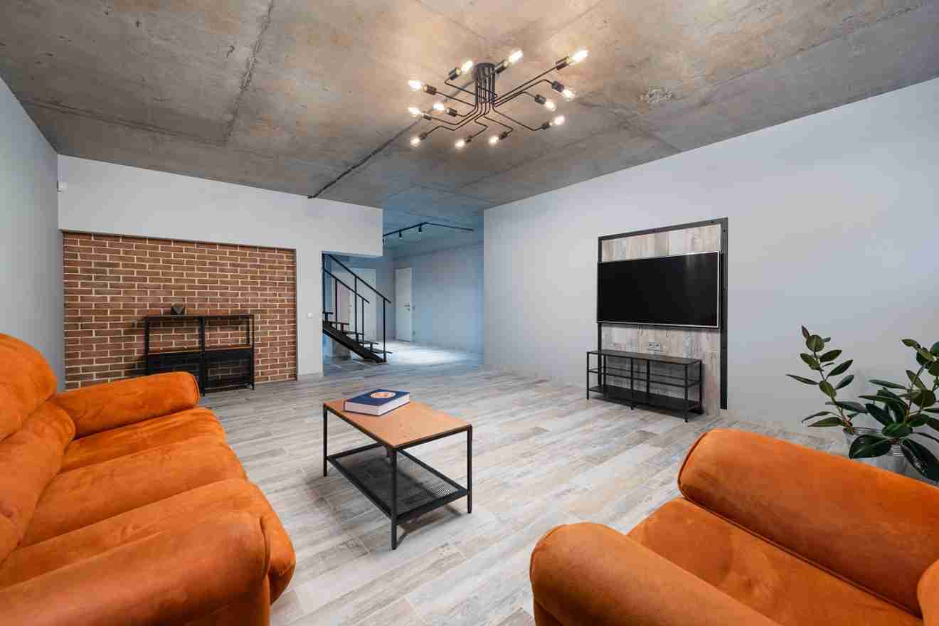 Orange Box Furniture - Vibrant Living Room Decor